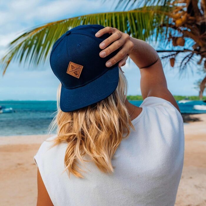 Кепка Snapback Soulbuddy - унісекс, стильна кепка для чоловіків та жінок, блакитно-бірюзовий колір