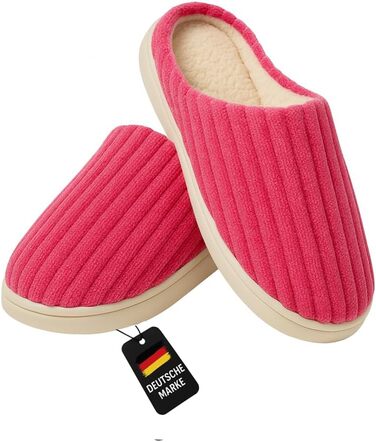 Тапочки для дому чоловічі та жіночі – М'які та зручні сліпони, ультралегкі, неслизькі, теплі зимові тапочки (37 EU, Рожевий)