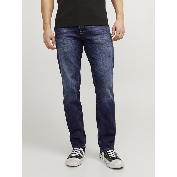 Джинси чоловічі JACK & JONES JJICLARK Original Regular Fit сині, 36W/32L, Denim