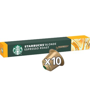Кава Starbucks Blonde Espresso Roast сумісна з Nespresso, 100 капсул, 53г