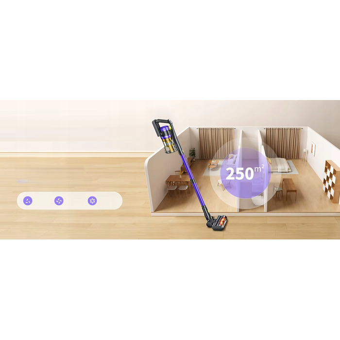 Вертикальний пилотяг Laresar X11, фіолетовий