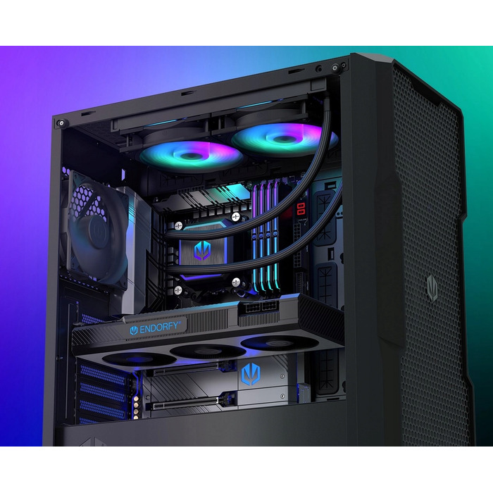 Рідинне охолодження ENDORFY Navis F240 ARGB, AIO, 2x120mm Fluctus ARGB