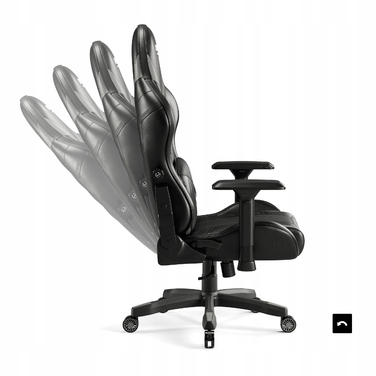 Ігрове крісло Diablo Chairs Diablo X-Ray, штучна шкіра, чорне