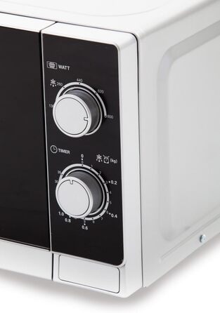 Мікрохвильова піч SHARP R200BKW Solo, 20 л, 800 Вт, 5 рівнів потужності, таймер, авторозморожування, економія енергії, чорний колір