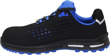 Робочі черевики ELTEN Impulse XXT Blue Low ESD S1: текстиль, пластикова капа, для жінок та чоловіків, чорний, 42 EU