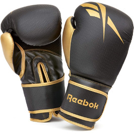 Боксерські рукавички Reebok 10oz Gold/Black