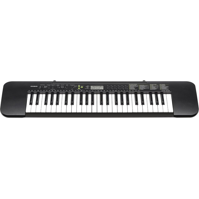 Клавішний синтезатор Casio CTK-240, 49 клавіш, чорний