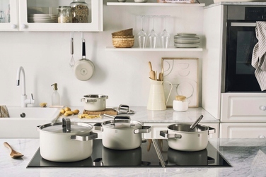 Набір керамічних каструль ZWILLING PURE Stay-Cool, колір слонова кістка (ECRU)