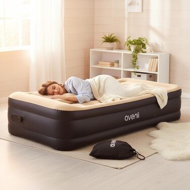 Надувний матрац Avenli для 2 осіб з вбудованим насосом, 196x97x47 см - для кемпінгу та дому