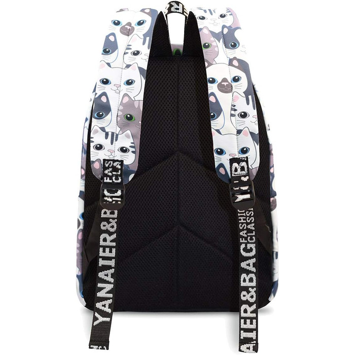 Шкільний рюкзак для дівчаток та хлопців: модний, водонепроникний, з відділенням для ноутбука (червоне трикутника)