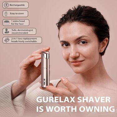 Електричний жіночий тример 5-в-1 для тіла та обличчя, бездротовий, для вологого та сухого гоління, білий. В комплекті: 2 змінні насадки.