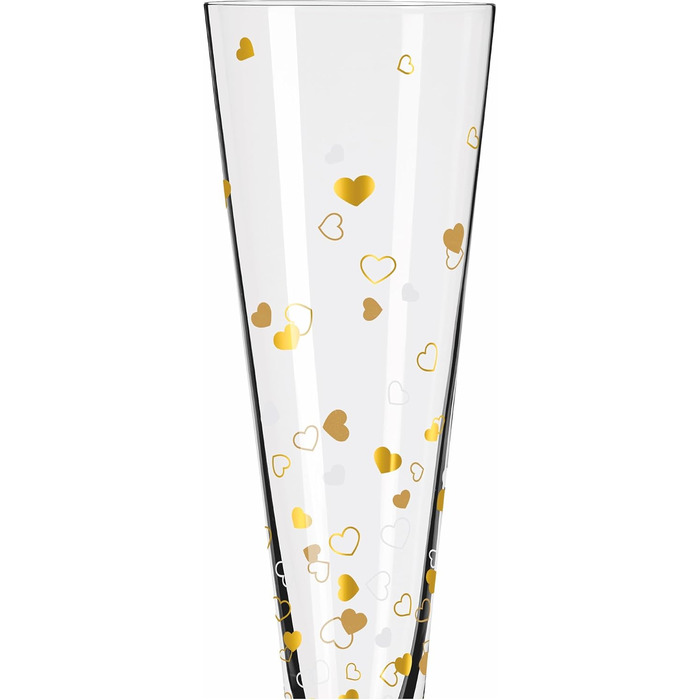 Кельхі для шампанського RITZENHOFF Goldnacht, 200 мл, набір 2 шт, з справжнім золотом, Made in Germany