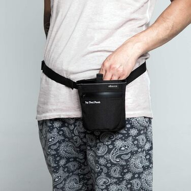 Сумка для ласощів для собак, для тренувань, 3 відсіки, сіра