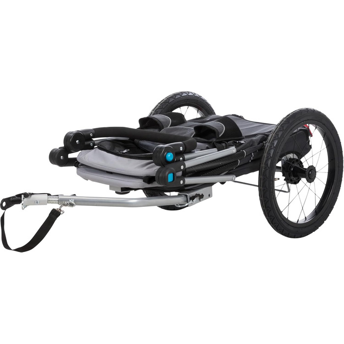 Дитячий велосипедний крісло-переноска TRIXIE для собак до 30 кг, відбиваючий, з функцією складання, з подушкою та кріпленням