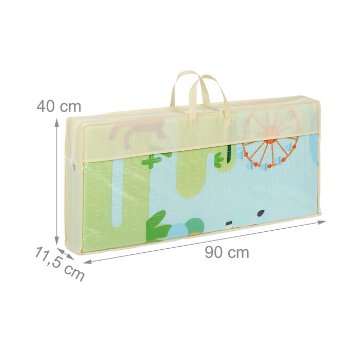 Relaxdays Foldable Play Mat - Animals