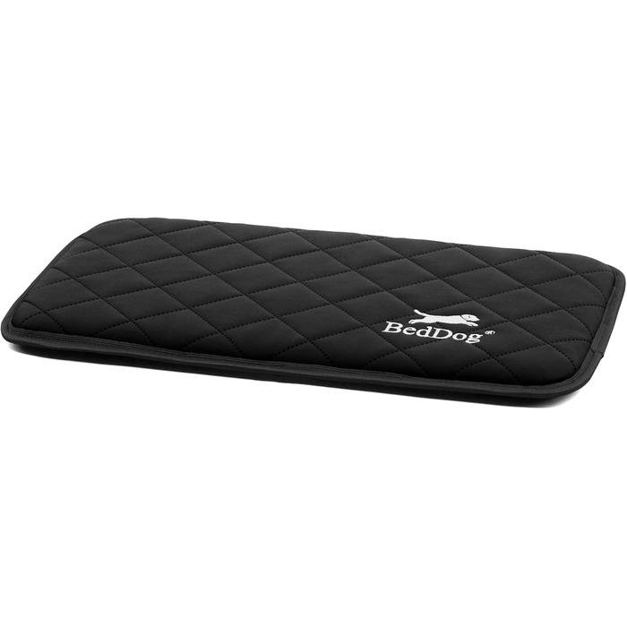 Килимок для собак BedDog® Nelly - комфортний лежак для тварин, штучна шкіра, 90x60 см, пісочний/кремовий колір