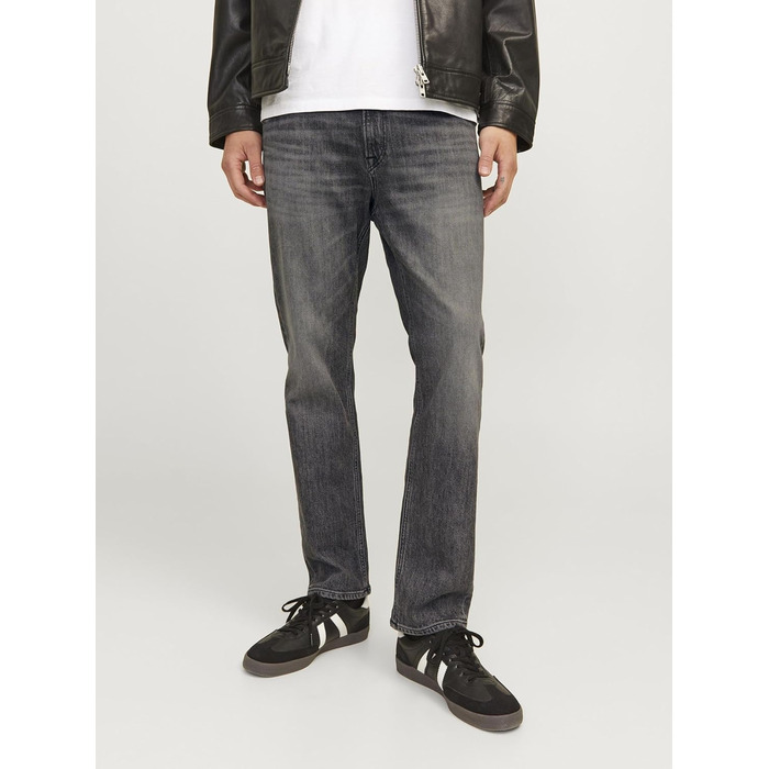 Джинси чоловічі JACK & JONES JJICLARK Original Regular Fit сірі, 31W/32L, Denim