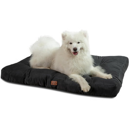 Килимок для собак BEDSURE 76x50 см - м'який, миючий, для маленьких та середніх собак, 10 см заввишки (чорний)