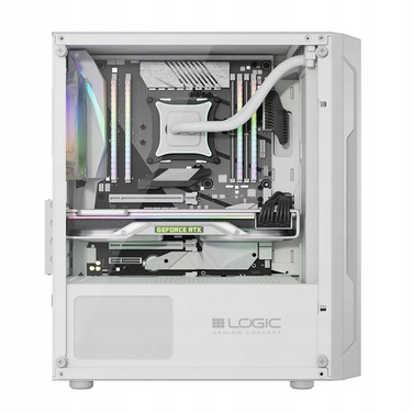 Корпус Logic Concept Aramis ARGB Mini Tower, білий