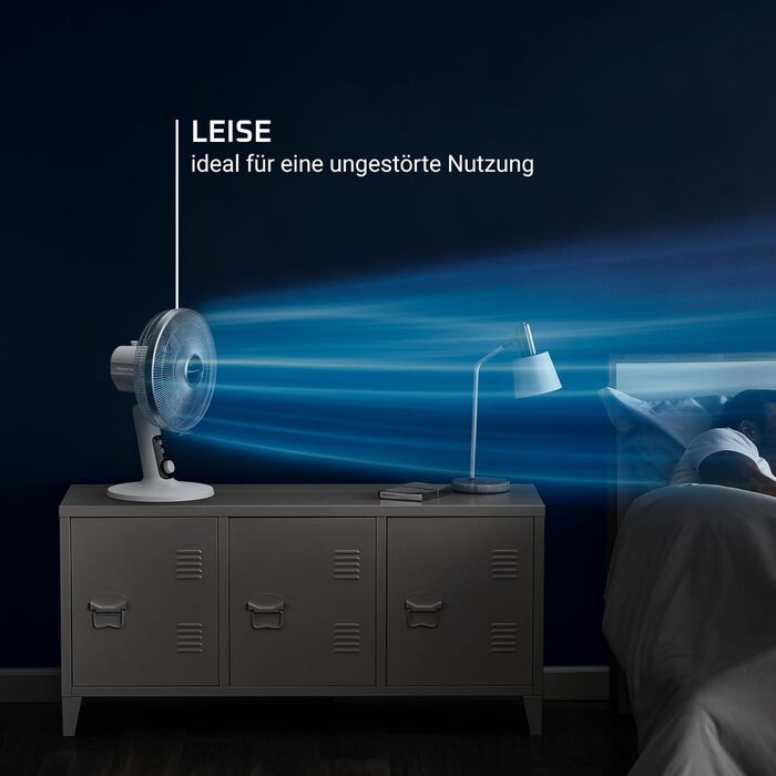 Вентилятор Rowenta Turbo Silence Extreme+ – тихий, потужний, 4 швидкості, автоматичне гойдання, білий, VU2731