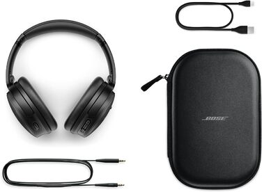 Навушники Bose QuietComfort бездротові з мікрофоном, шумозаглушенням, Bluetooth Over-Ear (Відновлені) Чорні/Білі