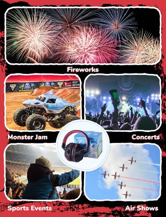 iClever навушники з шумозаглушенням для дітей (Рожеві котячі вушка) (Чорний та червоний)