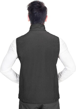 Чоловіча жилетка Softshell 33,000ft: водонепроникна, без рукавів, з флісовою підкладкою, темно-сіра