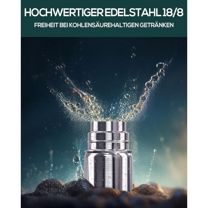Термокружка-термос з нержавіючої сталі, 350мл/500мл/750мл, подвійні стінки, BPA-Free, для спорту та відпочинку