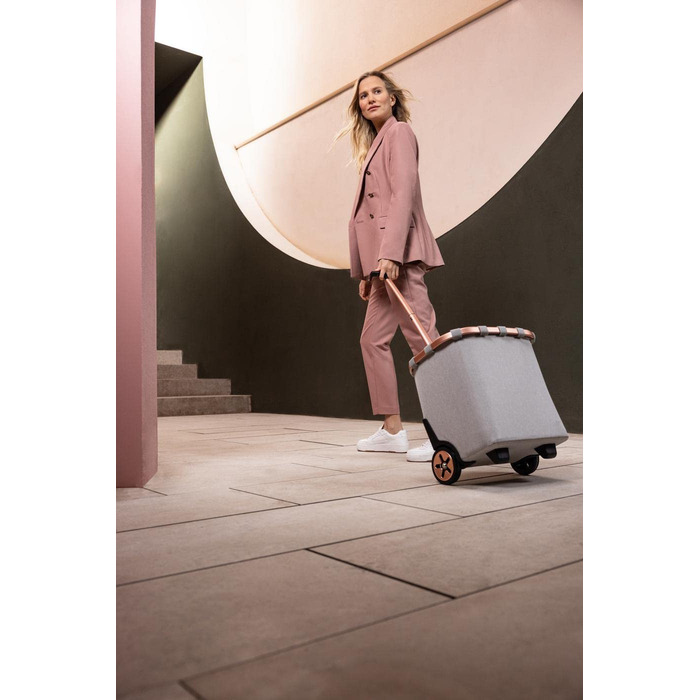 Тролей Reisenthel Carrycruiser Sky Rose: портативний, з міцним алюмінієвим каркасом та зручним плечовим ременем