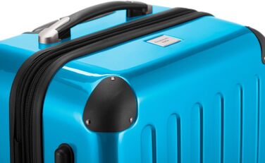 Чемодан Alex Hauptstadtkoffer - ручна поклажа, 55 x 38 x 23 см, 4 колеса, 42 літри, розширюваний, блакитний