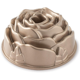 Форма для випічки Nordic Ware Rose Bundt, 10 порцій, карамель