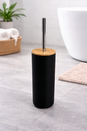 Набір аксесуарів для ванної кімнати (6 предметів): кошик, йоржик для туалету, підставка для зубних щіток та стакан