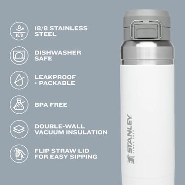 STANLEY The Quick Flip Go Bottle, 680 ml, Lavender