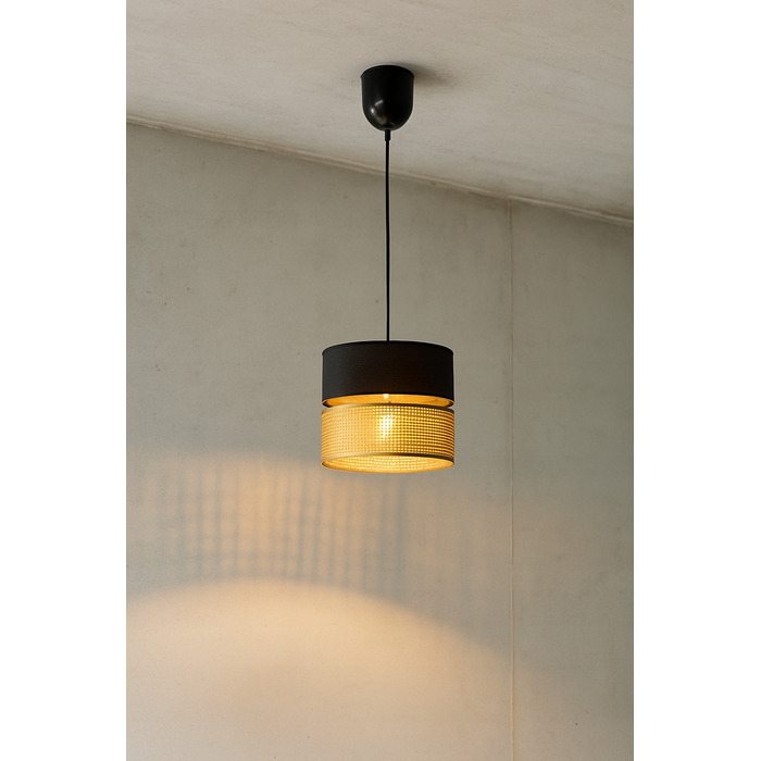 Настільна нічна лампа з ажурним золотистим абажуром, патрон E27, LED