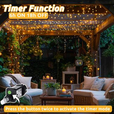 Лампочки-завіса 300 LED, 3x3м, різдвяне освітлення для вікна, з вилкою/таймером, 8 режимів, вологостійка, для декорування стін, вечірок, святкування. Колір: холодний білий, 1 шт.