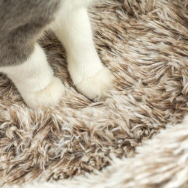 Дерев'яний кігтечка PawHut для котів з іграшками та мотузкою, 35,5 x 37 x 46 см (Коричневий)