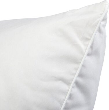 H&F Heimtextilien 2-Piece Set | Premium Quality | Pillowcases 80x80 cm | Filling: 1300 grams of feathers, goose feathers | 100% Natural Pillow | Cover: 100% Cotton | Feather Pillow 80 x 80 cm | Oeko-TEX Certified 1300.0 grams 2