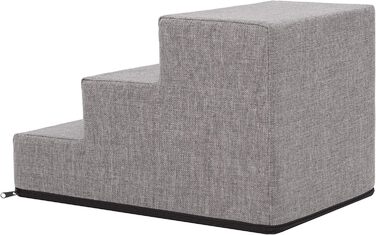 Східні сходинки для собак та котів Tiertreppen - 4 сходинки, висота 40 см, сірий колір