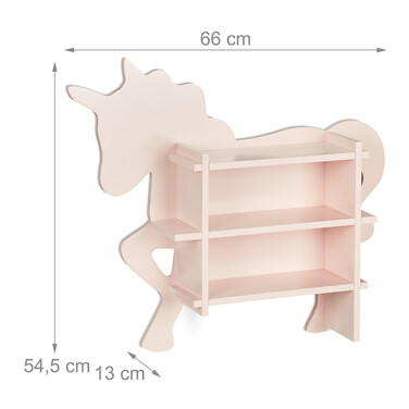 Relaxdays Unicorn Kids' Shelf