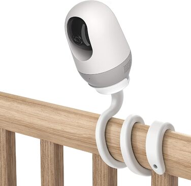 Кріплення для дитячого монітора Holaca, сумісне з Nooie Babyphone та камерами Nooie 2K, WiFi, білий колір