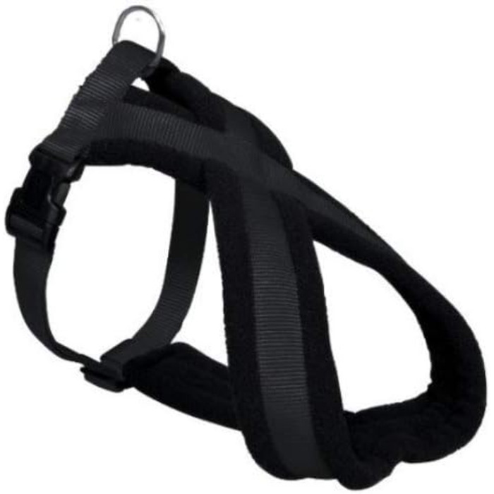 Шлейка TRIXIE Premium Touren для собак великих порід, чорна, розмір L-XL (70-110 см), 25 мм