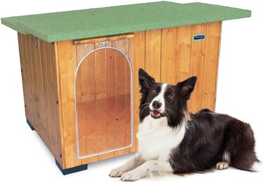 Будка для собак з масивного дерева, модель Italy (C - Setter 90x72xH62)