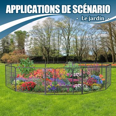 Металевий вольєр для цуценят та собак, забіг з 12 секцій, висота 60 см