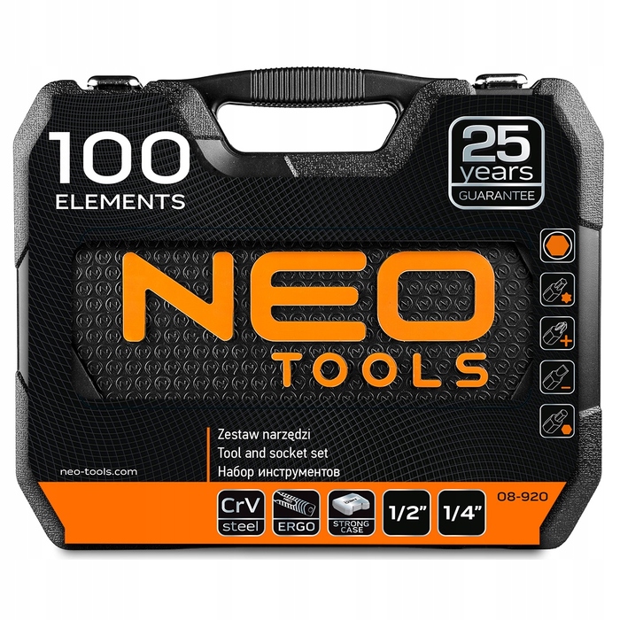 Набір інструментів Neo Tools, 100 предметів