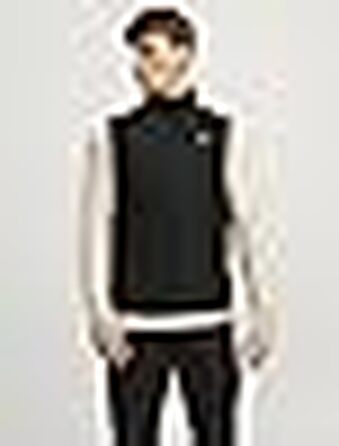 Чоловічий стібаний жилет Jack & Jones, чорний, розмір XL