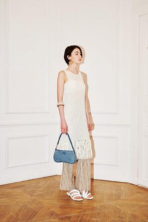 Сумка жіноча JW PEI Eva через плече з деніму - оригінальна та стильна