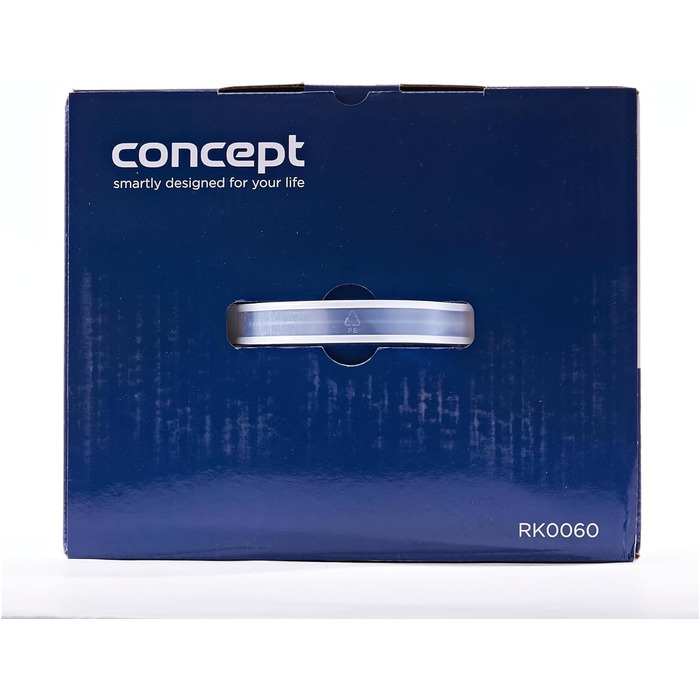 Електричний чайник CONCEPT RK0060, 1 л, білий. Керамічний, 1200 Вт, для дому