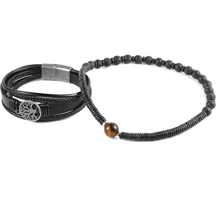 Браслети HZMAN з натуральної шкіри 