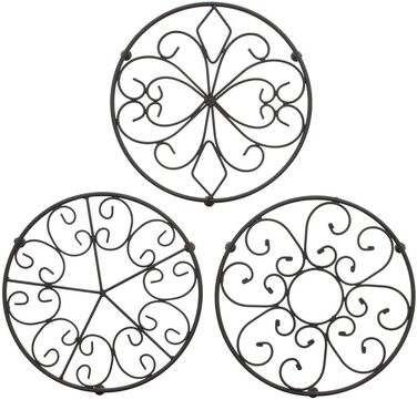 SIDCO Pot or Pan Trivets 3 x Round Table Protector Country House