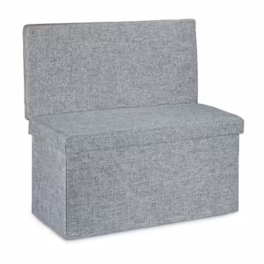 Relaxdays Folding Stool with Backrest L